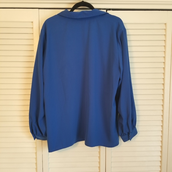 Susan Graver long sleeve button down dress shirt - Picture 2 of 5